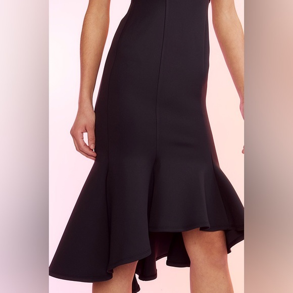 Cynthia Rowley Bonded Mermaid Dress - Size 6 - Black -‎ NWT - Spandex - Cocktail - Picture 3 of 7